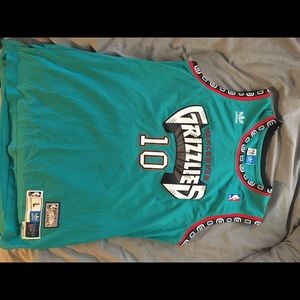 Mike Bibby Throwback Vancouver Grizzlies Jersey